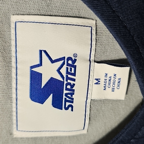 Dallas Cowboys Baseball Jersey Starter Size Medium NWT - Picture 6 of 8